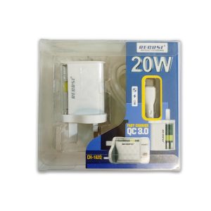 RECRSI 20W HIGH QUALITY QC 3.0 FAST CHARGER ADAPTER - CH1620
