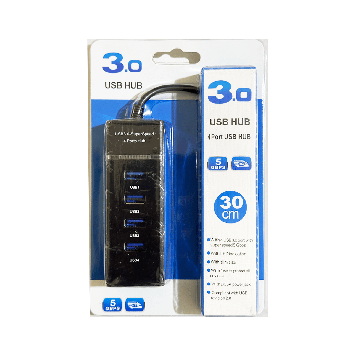 USB 3.0 SUPER SPEED 4 PORTS HUB - Image 2