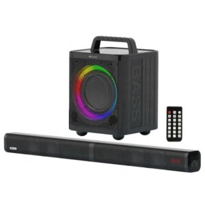 KISONLI SPEAKER TV BLUETOOTH SOUNDBAR 120W K16 SPEAKER WIRELESS RGB LIGHT SUBWOOFER