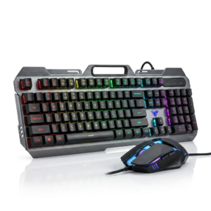 YILIMA QS-602 RAINBOW LIGHT GAMING MOUSE AND KEYBOARD COMBO