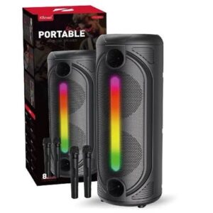 KTS 2086 PORTABLE WIRELESS SPEAKER WITH DUAL MIC