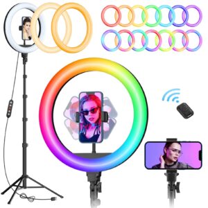 RGB TIKTOK RING LIGHT WITH STAND