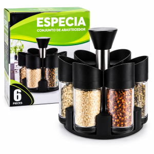 SPICE RACK CONTAINER SET (6PCS)