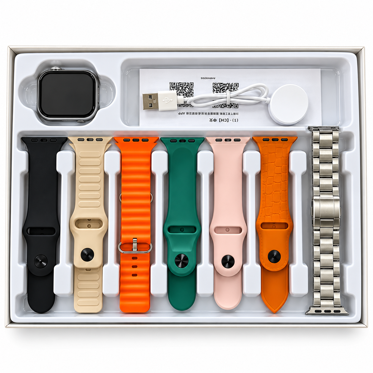 HIWATCH S2000 SMART WATCH (7 STRAPS) - Image 3